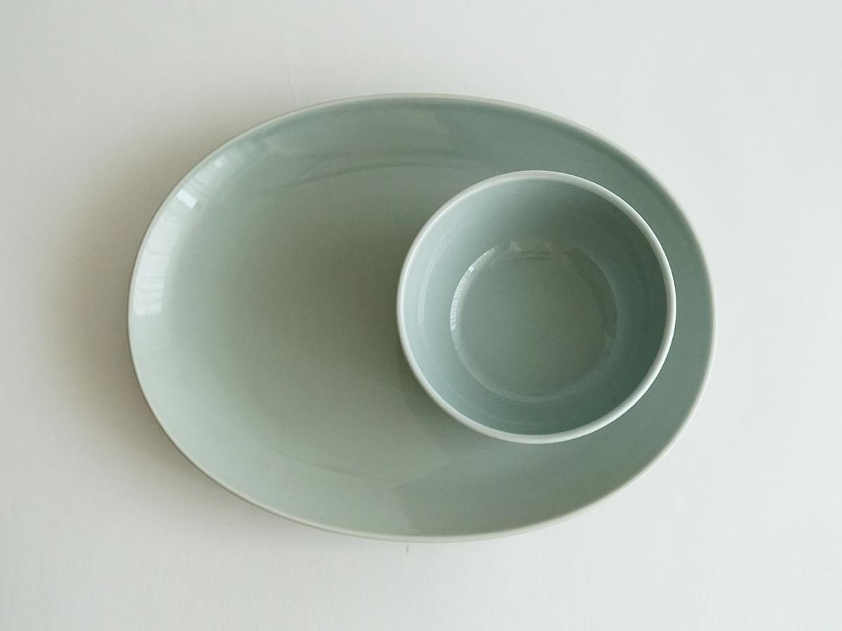 オーバルプレート 27cm ネイビー・紺色 ［13221］ | Common