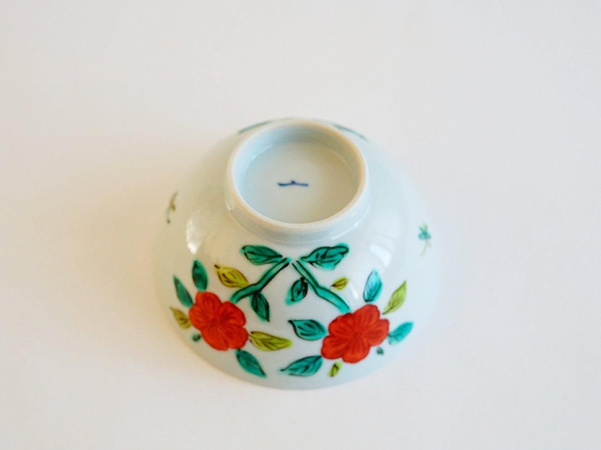 色絵花蝶飯碗 12.2cm 樋山真弓 九谷焼｜threetone［online shop］