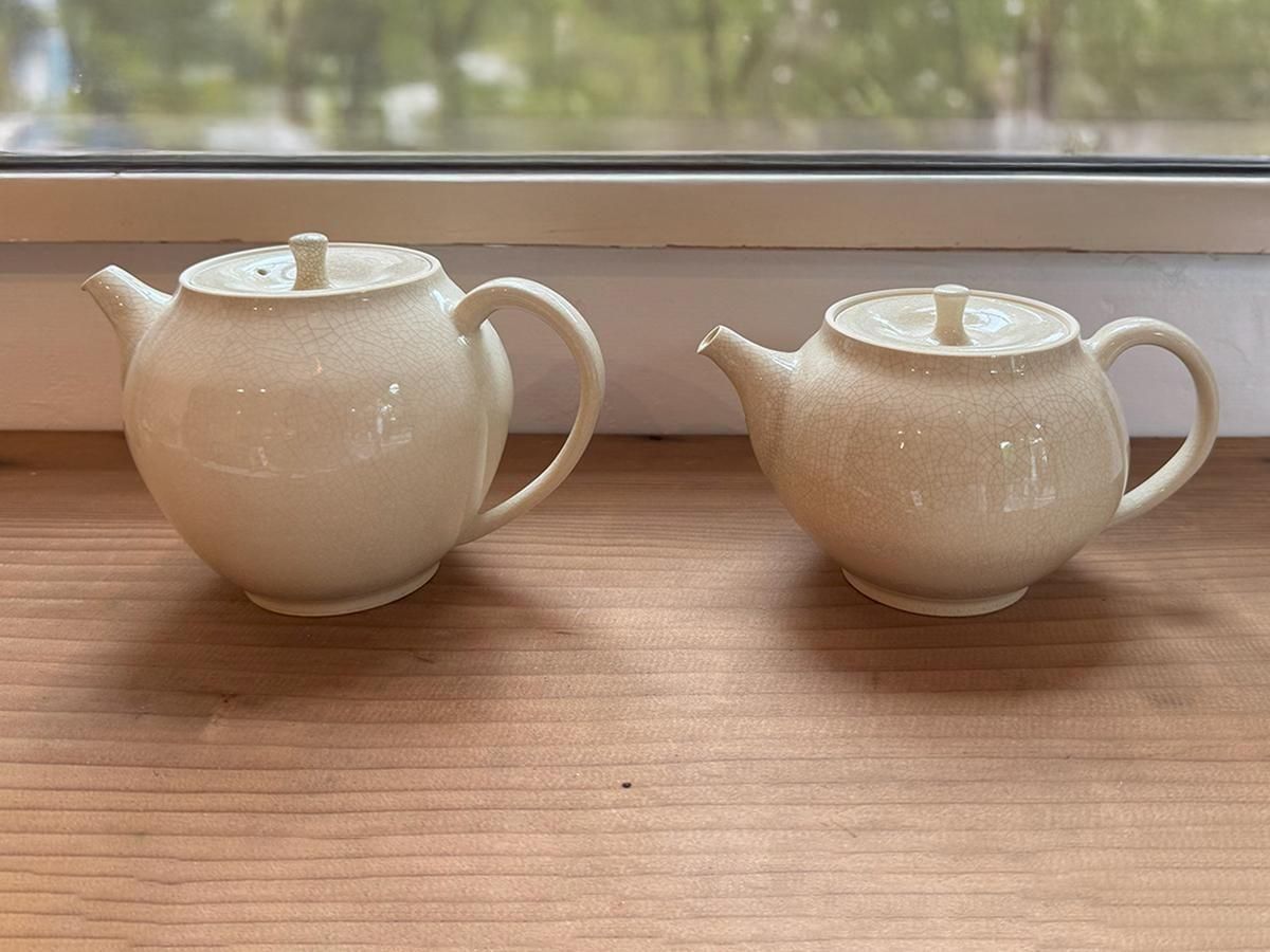 ポット 白瓷 15cm 石黒 剛一郎 ❘ うつわと灯り threetone ［online shop］