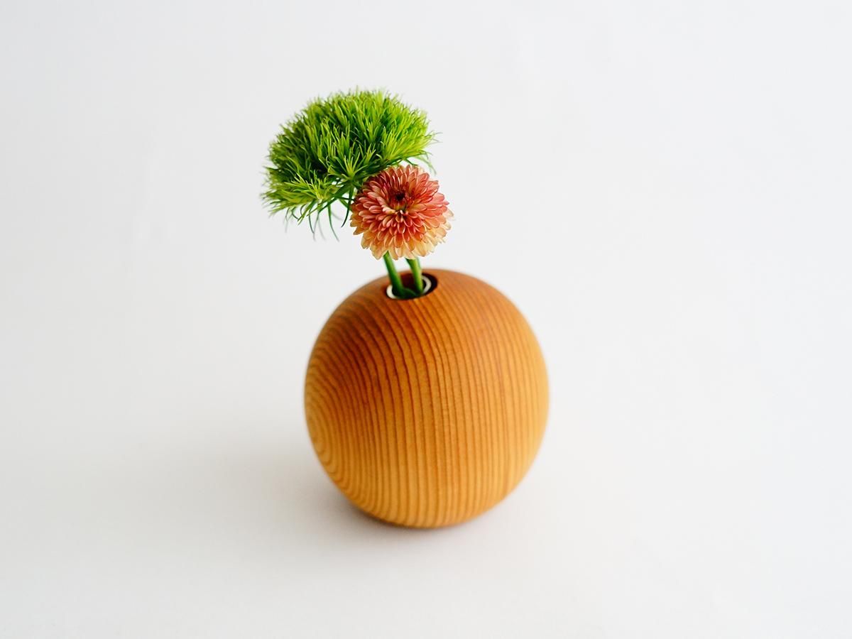 VASE 一輪挿し 木工作家FUQUGI｜threetone【online shop】