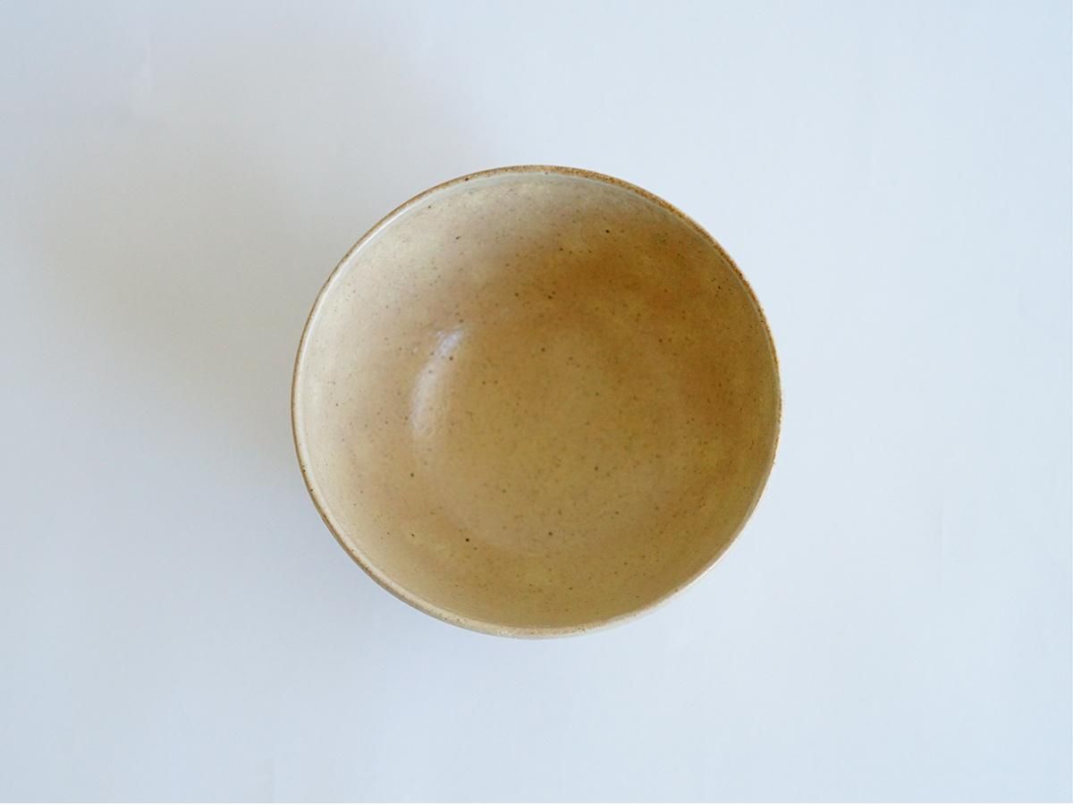 優」どんぶり クリーム 伊賀焼窯元 長谷園｜threetone うつわと