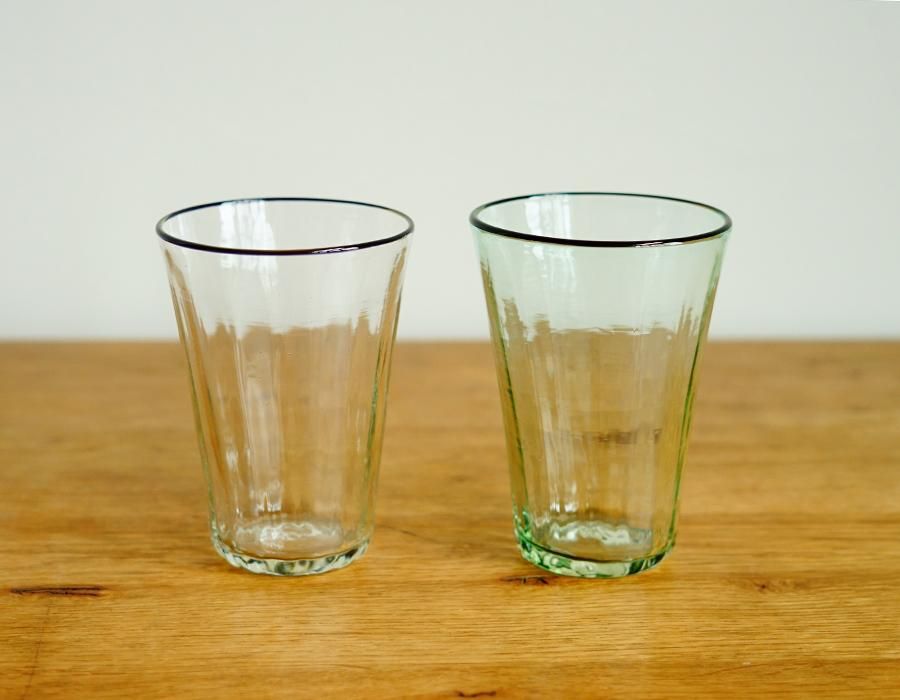 ヴィンテージタンブラー 500ml クリア 琉球ガラス工房 glass32