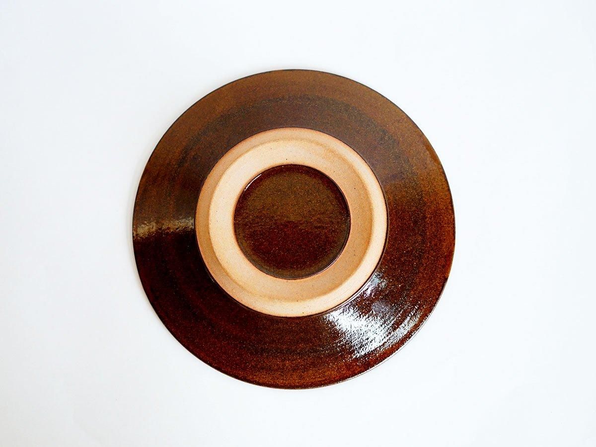 7寸皿 21.5cm イエロー 佐川義乱｜うつわと灯り threetone［正規