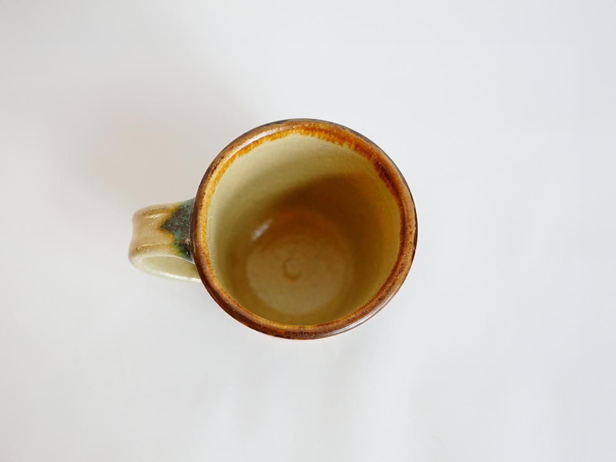 やちむん　Kubaya Pottery マグカップと皿セット　工房くばやー　沖縄 やちむんのカップ マグカップ 沖縄陶器ギフトのダッタの通販