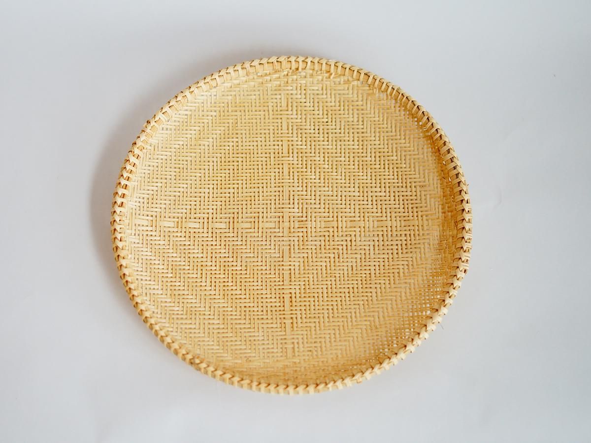 ベトナム盆ザル（竹） 中 φ29cm 松野屋 | うつわと灯り threetone