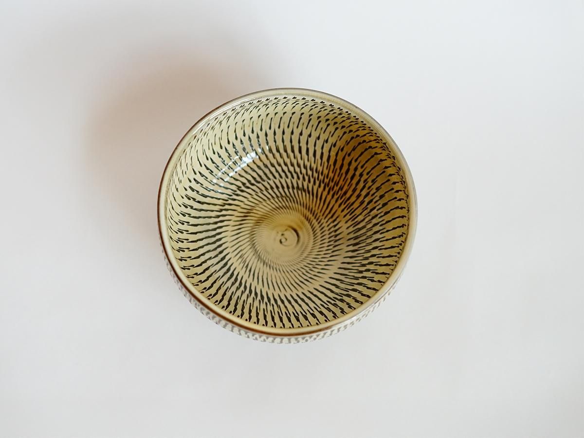 切立丸鉢 5寸 白 カンナ 小鹿田焼 黒木昌伸窯 | うつわと灯り