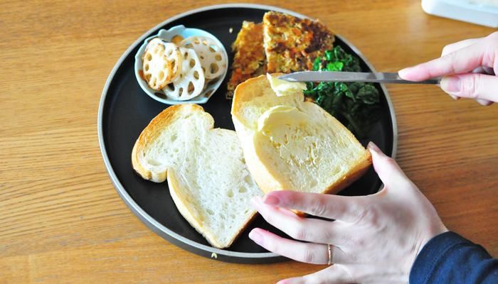 ハサミポーセリンのプレート 25.5cm ブラック【HPB005