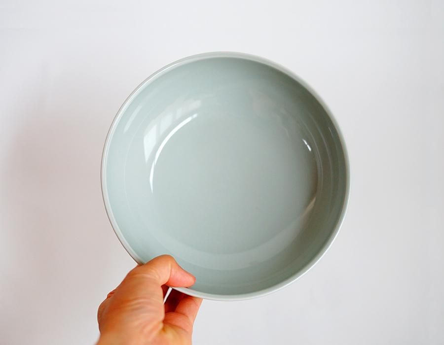 グレー 陶器 ボウル 中型 ボウル 14cm ナチュラルカラー 磁器 美濃焼 （ 食洗機対応 電子