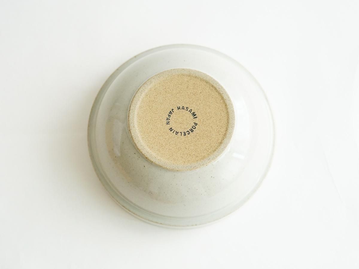 ハサミポーセリンのラウンドボウル 14.5cm グロスグレー 【HPM031