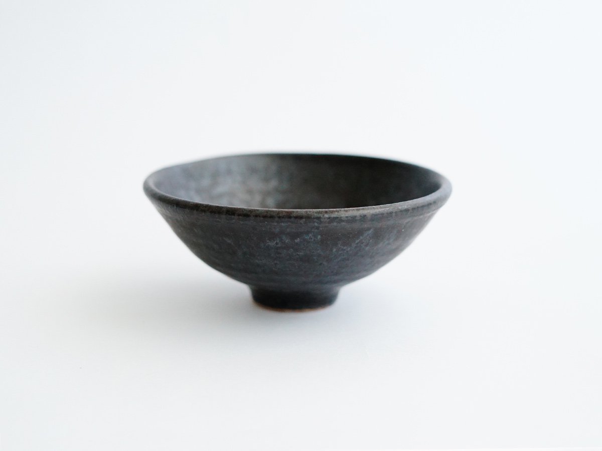 飯碗 小 φ12cm 黒 中村 恵子 threetone 【onlineshop】