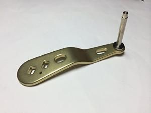 シマノ オシアジガー1500 1501リミテッド用 純正ハンドル ゴールド 0012 Fishing Scrap シマノ オシアジガー1500 1501リミテッド用 純正ハンドル ゴールド 0012 Fishing Scrap