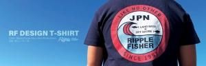 リップルフィッシャー 2022 RFデザインTシャツ L ブラック H282 リップルフィッシャー 2022 RFデザインTシャツ L ブラック H282