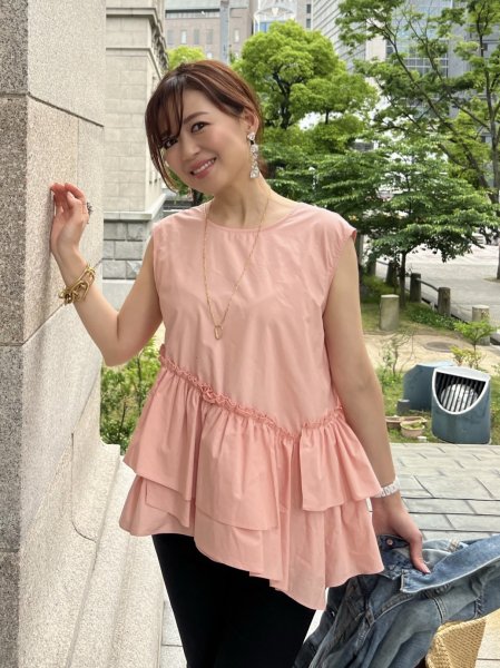 ballerina blouse【pink】SALE 30%OFF