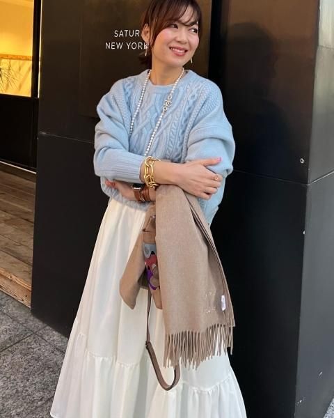 Otona knit saxblue