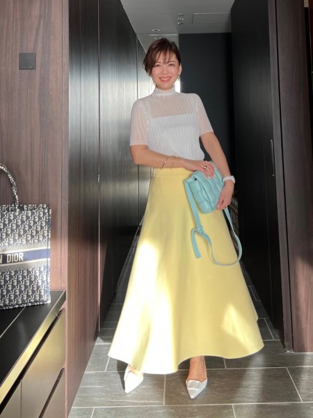 Margaret　skirt【yellow】<img class='new_mark_img2' src='https://img.shop-pro.jp/img/new/icons1.gif' style='border:none;display:inline;margin:0px;padding:0px;width:auto;' />