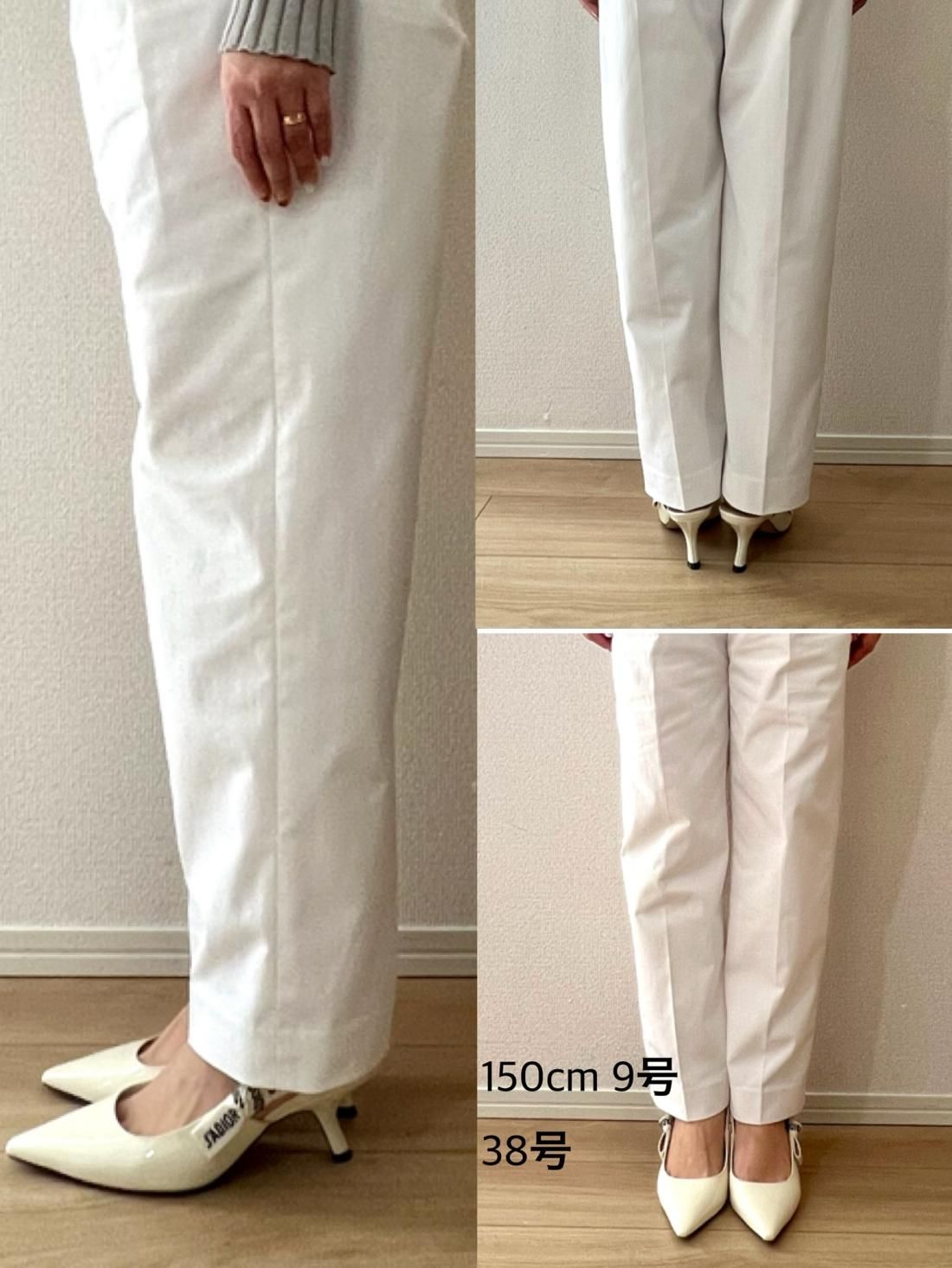 ウエストプリーツパンツ