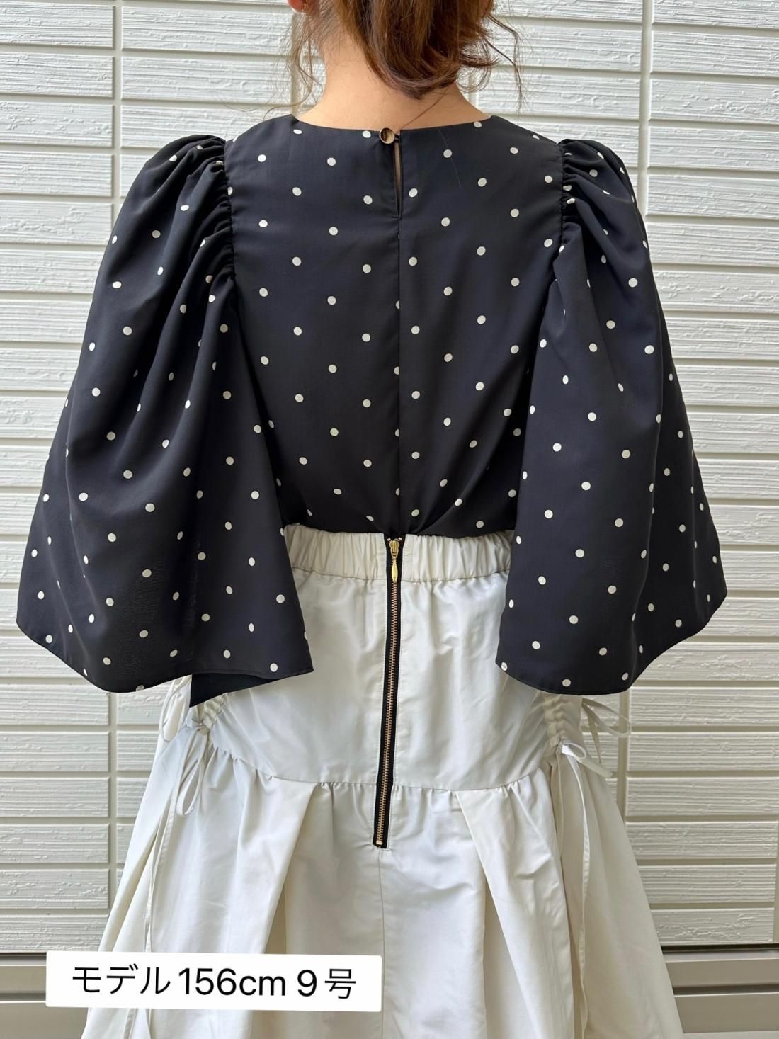 ドットケープblouse