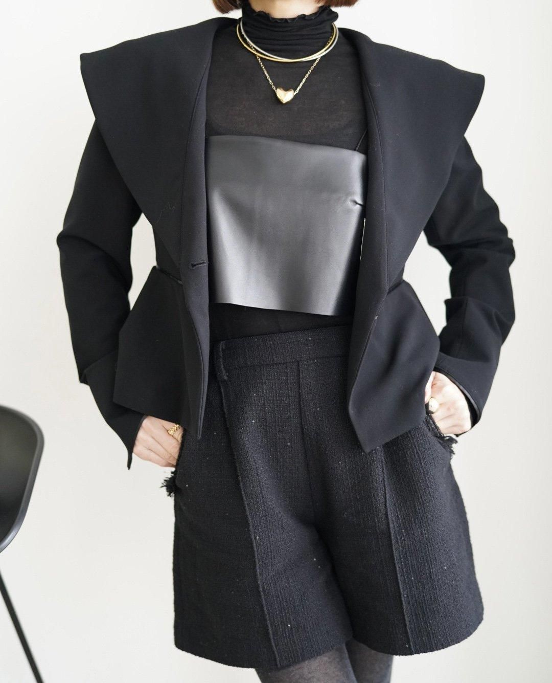 イデアルーチェ】 セーラージャケット ブラック 【公式通販】