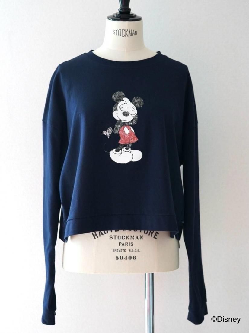 ミッキー/ロングTシャツ