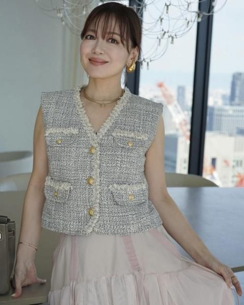ス*！様 【新品未使用】イデアルーチェ❤︎スカラシャギーJK グレー Outer - iDea Luce イデアルーチェ｜ワンランク上の大人