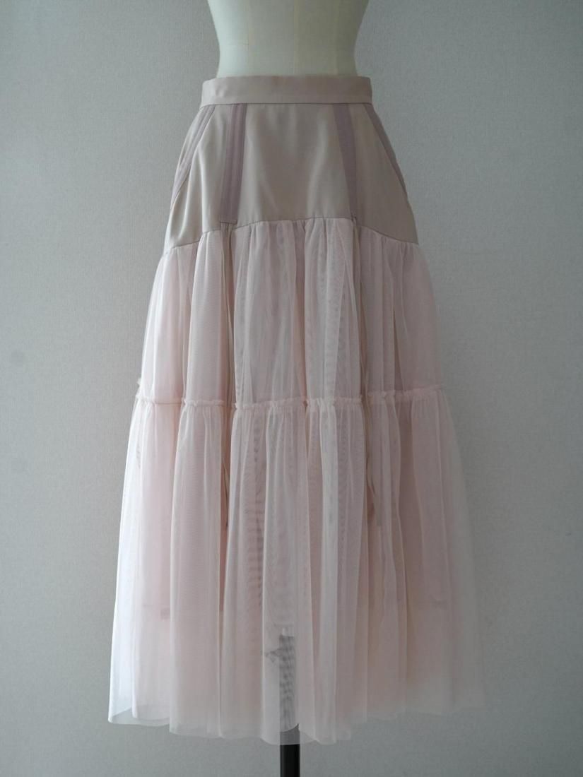 @735⭐️　イデアルーチェ マーガレットスカート　黒 夜瞳屋・VantablackStudio / 悪女 Black Mamba フィッシュ