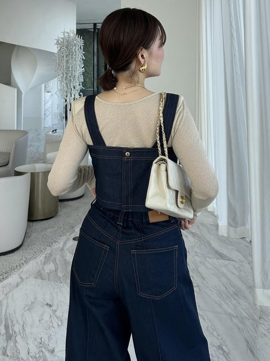 キラキラショルダーロンT【ｺﾞｰﾙﾄﾞ】