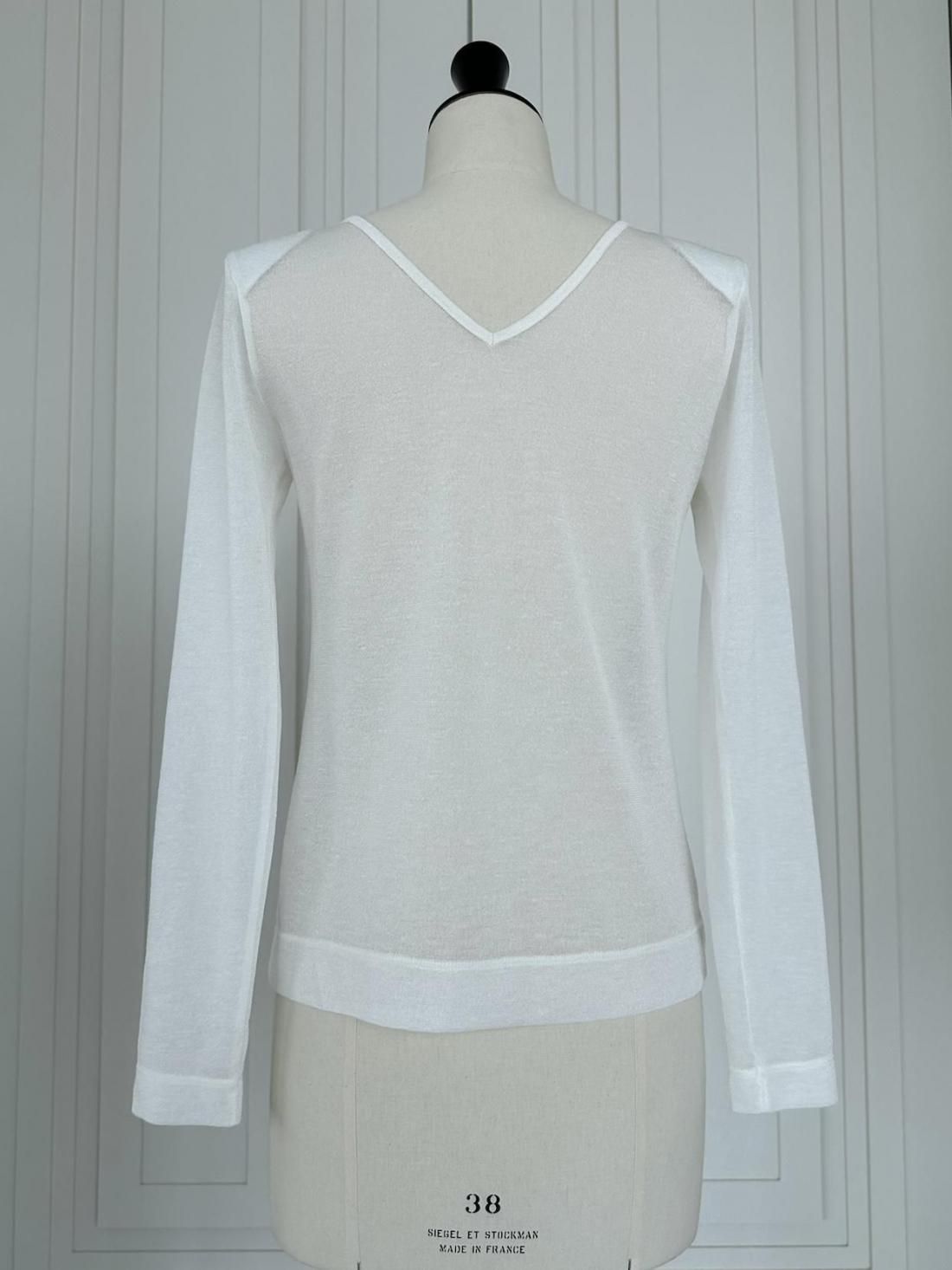 キラキラショルダーロンT【ﾎﾜｲﾄ】