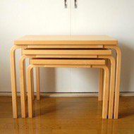 Alvar Aalto artek nest table 88 / 1970-80年代 アルヴァ・アアルト ネストテーブル 88 - SISU