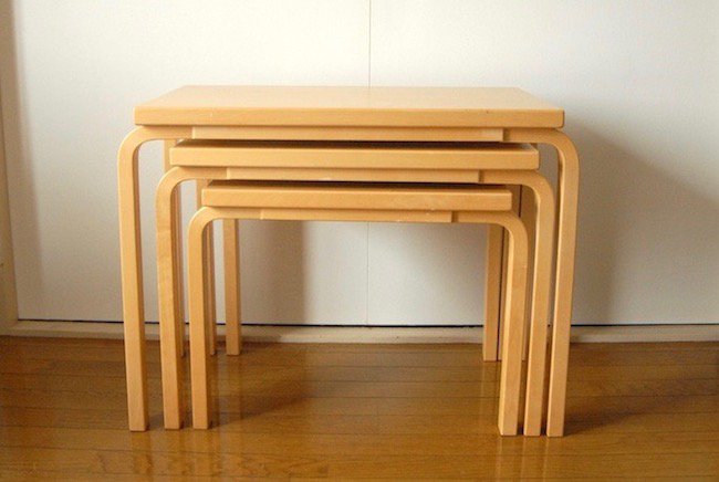 Alvar Aalto artek nest table 88 / 1970-80年代 アルヴァ・アアルト