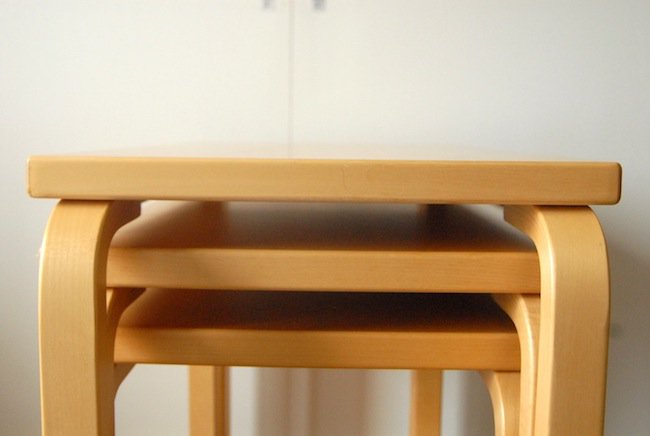 Alvar Aalto artek nest table 88 / 1970-80年代 アルヴァ・アアルト ネストテーブル 88 - SISU