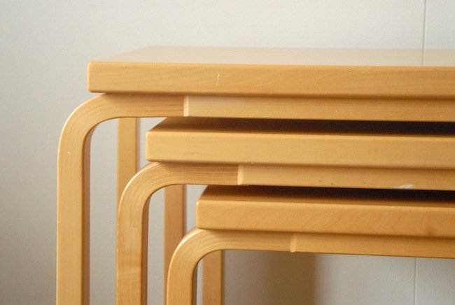 Alvar Aalto artek nest table 88 / 1970-80年代 アルヴァ・アアルト ネストテーブル 88 - SISU