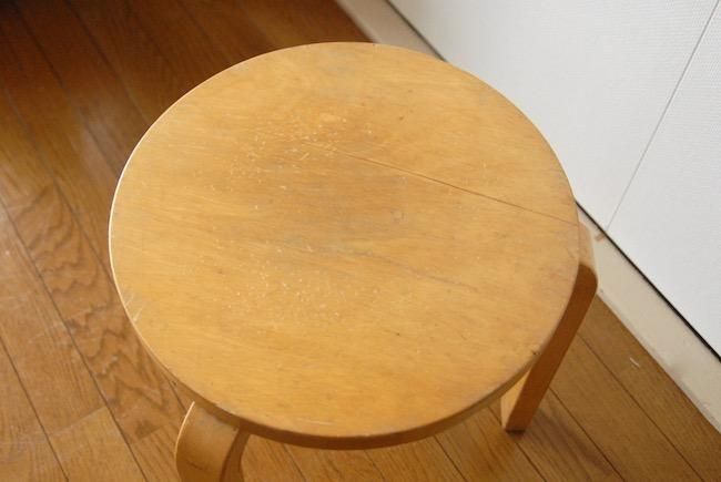 50年代stool60 Alvar Aalto ナチュラルトップ