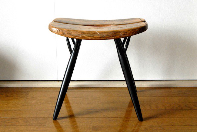 Ilmari Tapiovaara pirkka stool Laukan puu社 / イルマリ