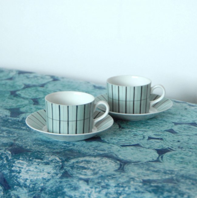 Arabia Verkko Cup&Saucer/ アラビア カップ&ソーサー - SISU