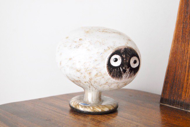 インテリア iittala Nuutajarvi Lapplands Owl バード フクロウの通販