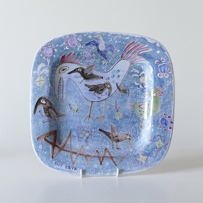 Rut Bryk bird tile / ルート・ブリュック 鳥 陶板 - SISU