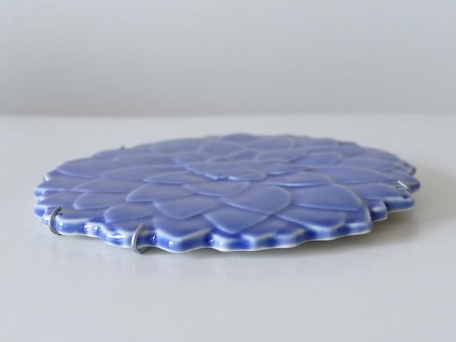 Arabia Fujiwo Ishimoto Kukkia / アラビア 石本藤雄 クッキア 菊(青