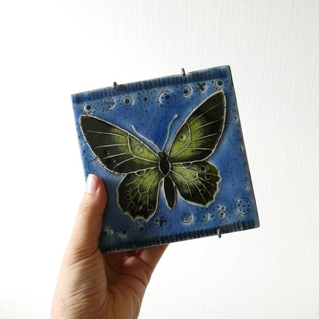 Rut Bryk Butterfly tile / ルート・ブリュック 陶板(バタフライ