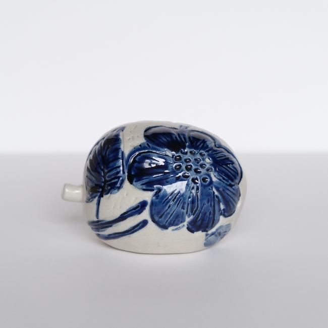 Arabia GOG omena / アラビア GOG りんごのオブジェ(青小) - SISU