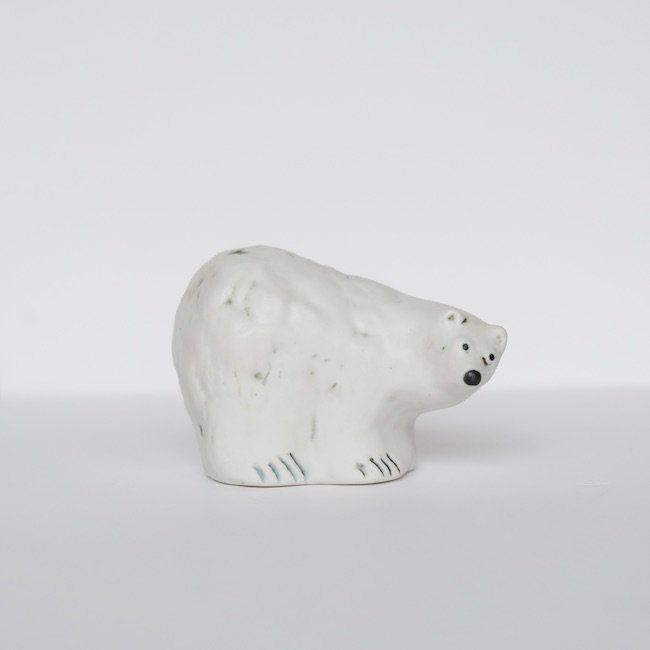 Pentik Henrik Allert Polar bear / ペンティック ヘンリック・アッレルト シロクマオブジェ(A) - SISU
