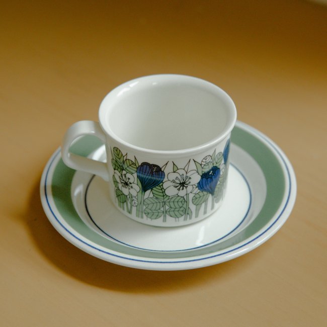 Arabia Krokus coffee cup saucer / アラビア クロッカス コーヒー