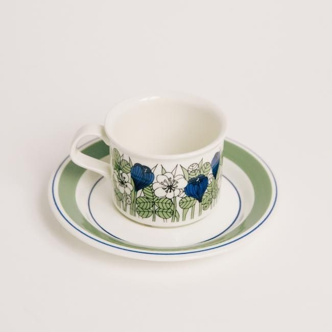 Arabia Krokus coffee cup saucer / アラビア クロッカス