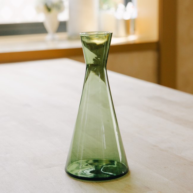 iittala Nuutajarvi Kaj Franck 1541 olivegreen / イッタラ ヌータヤルヴィ カイ・フランク 1541  ベース オリーブ21cm - SISU