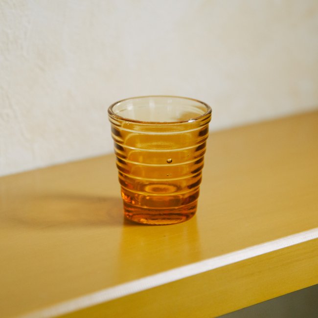 Karhula-Iittala AINO AALTO Bolgeblick 4056 shotglass Riobrown / カルフラ・イッタラ  アイノ・アアルト ボルゲブリック 4056 2 - SISU