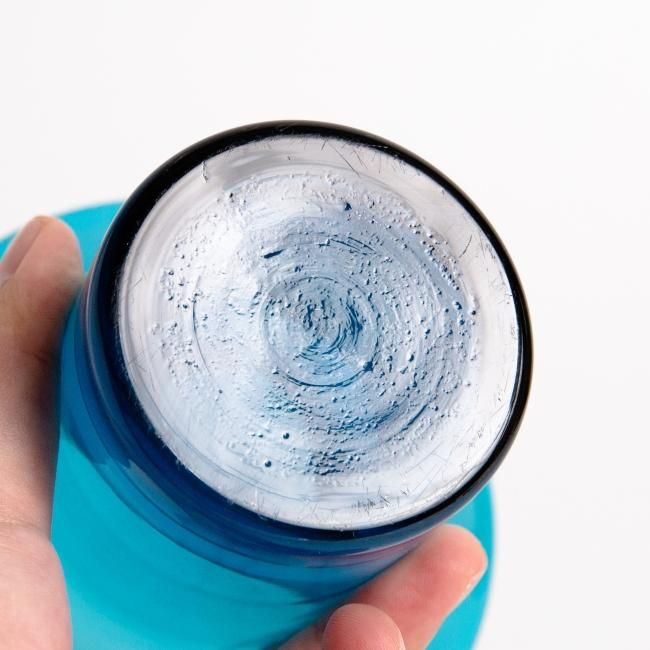 Riihimaen Lasi Helena Tynell HYRRA Turquoise / リーヒマエンラシ