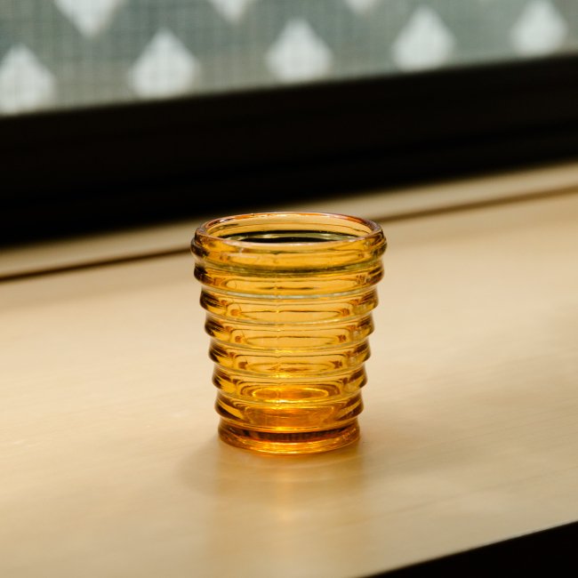 Karhula-Iittala AINO AALTO Bolgeblick 4052 glass Rio brown / カルフラ・イッタラ  アイノ・アアルト 最初期 ボルゲブリック 4052 - SISU