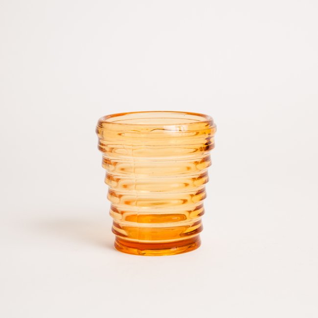 Karhula-Iittala AINO AALTO Bolgeblick 4052 glass Rio brown / カルフラ・イッタラ  アイノ・アアルト 最初期 ボルゲブリック 4052 - SISU