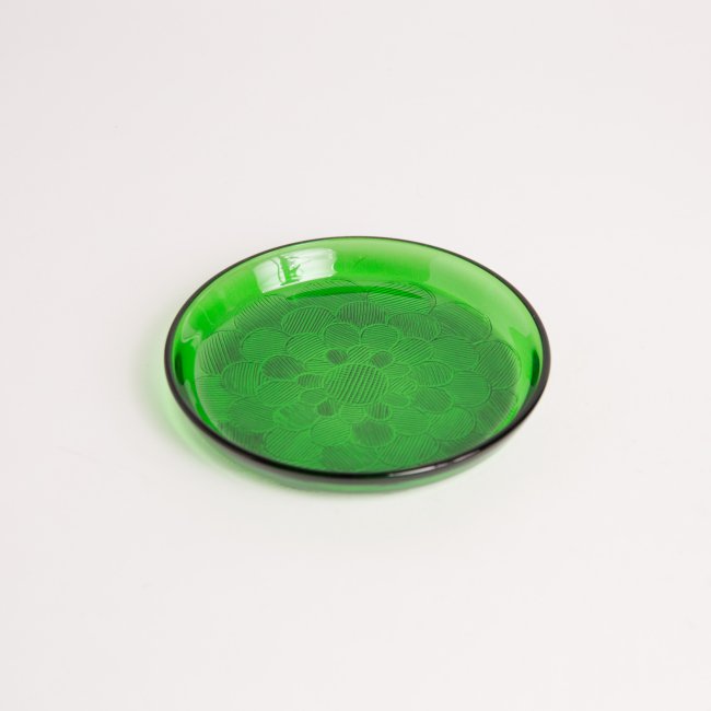 Nuutajarvi Heikki Orvola Miranda plate green / ヌータヤルヴィ