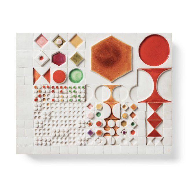 Rut Bryk Conposition Ceramic Tile / ルート・ブリュック コンポジション 1970年代