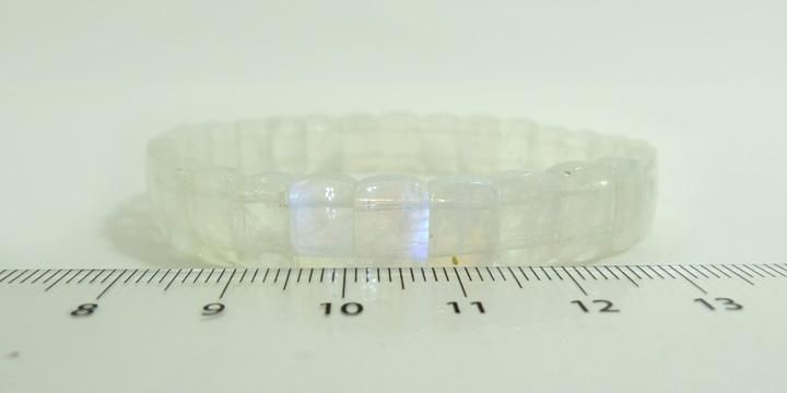 アクセサリー】レインボームーンストーン バングルブレスレット